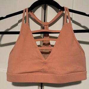 Zyia Peach Grid Bra size Medium